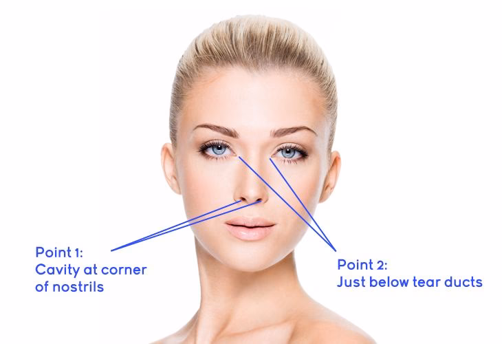 How long does acupressure take to work on sinuses?