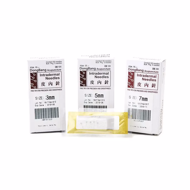 What are the acupuncture needles that are left in?