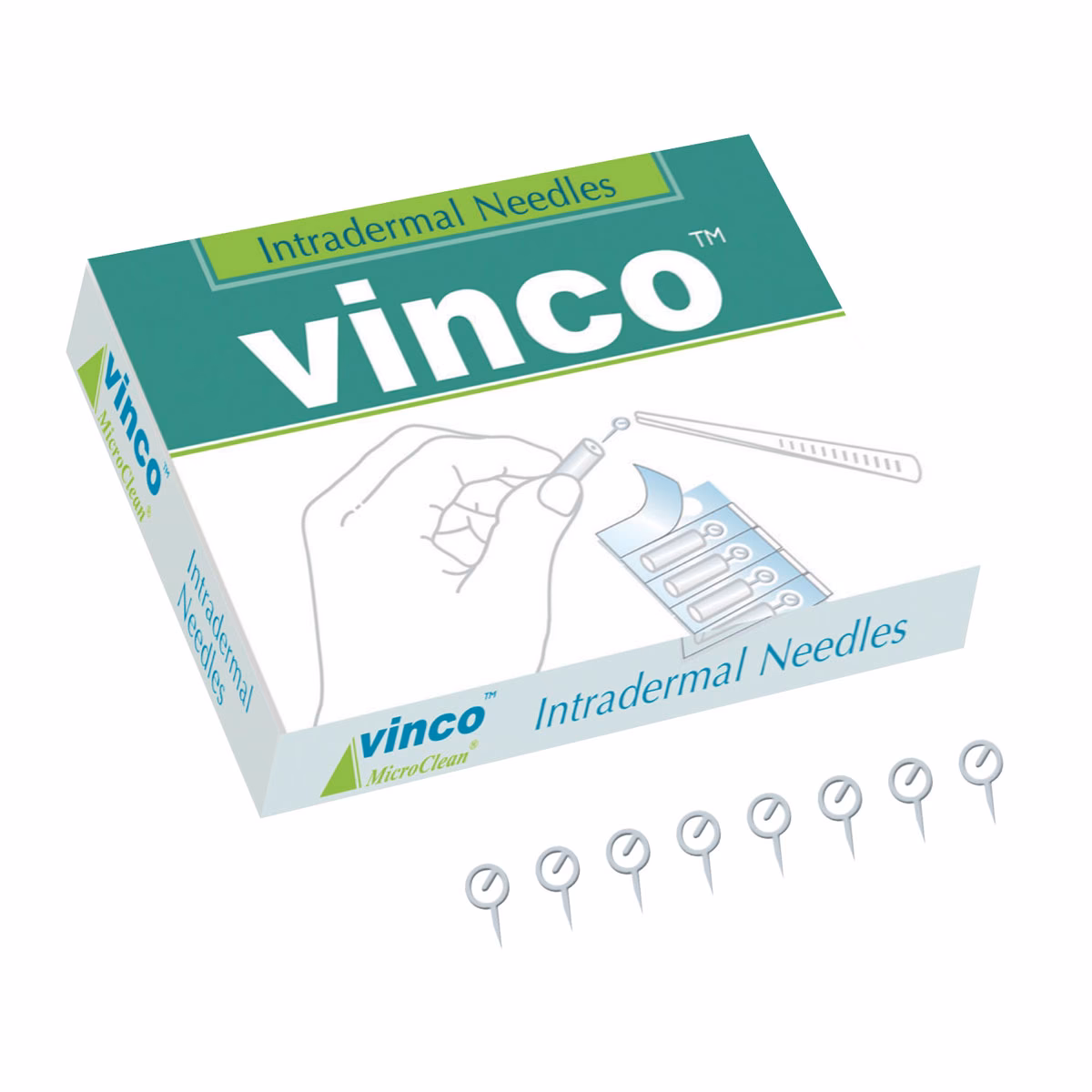 What are the acupuncture needles that are left in?