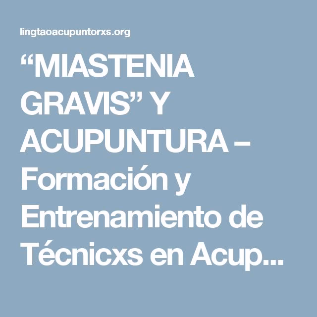 What is the trigger of myasthenia gravis?