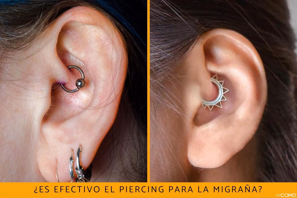 ¿Qué tipo de piercing puede aliviar la migraña?