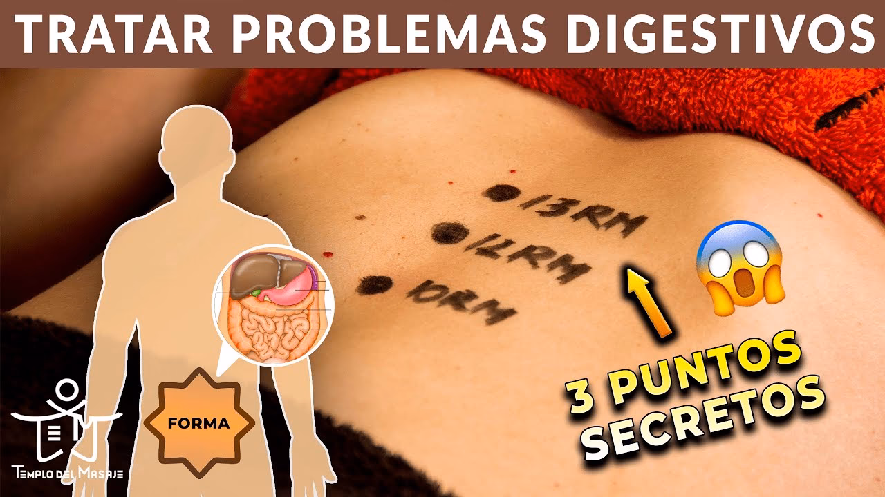 ¿Cuáles son los puntos de acupuntura para la digestión?