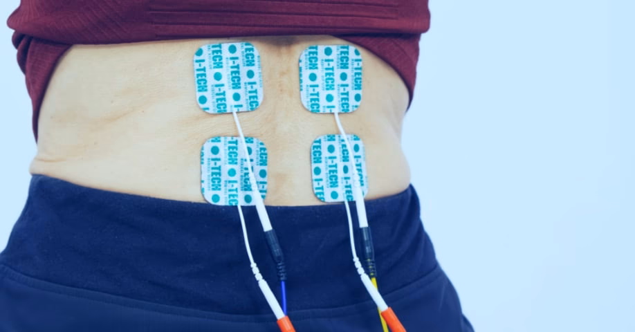 ¿Qué hace el electroestimulador en el abdomen?