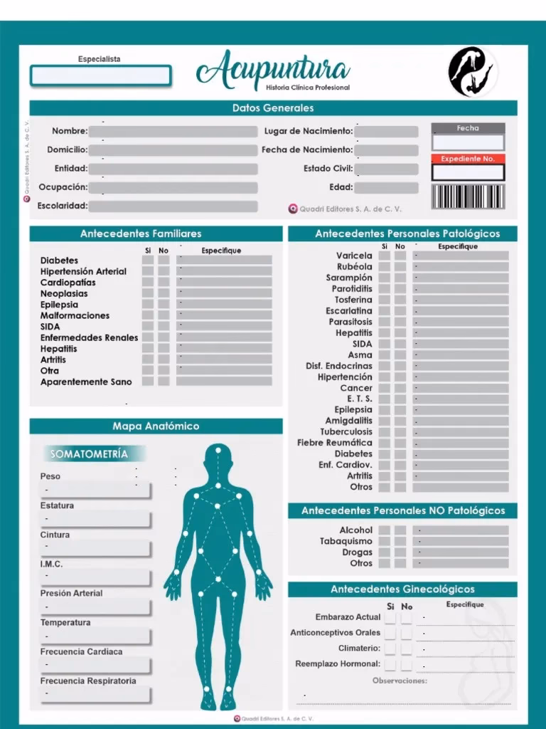 ¿Cómo hacer un formato de historia clínica?