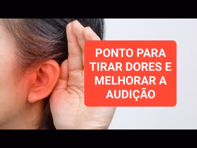 Onde fazer massagem para dor no ouvido?