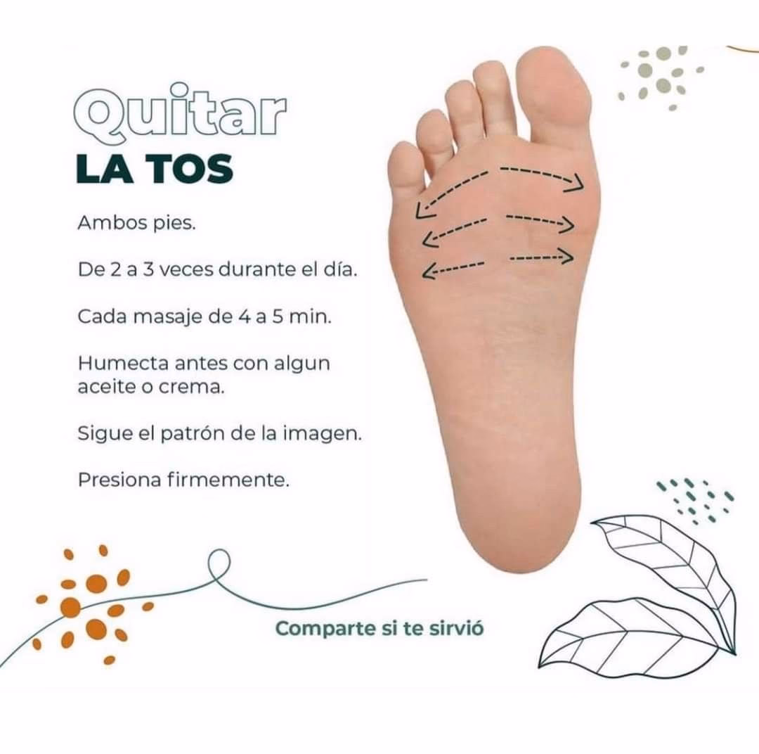 ¿Dónde masajear para quitar la tos en niños?