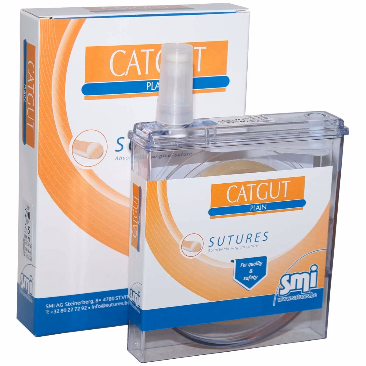 What is the difference between suture and catgut?
